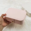 Cross-border direct supply necklaces, stud earrings, rings, pu jewelry boxes, portable anti-oxidation jewelry storage boxes, women's household accessories boxes Specification image